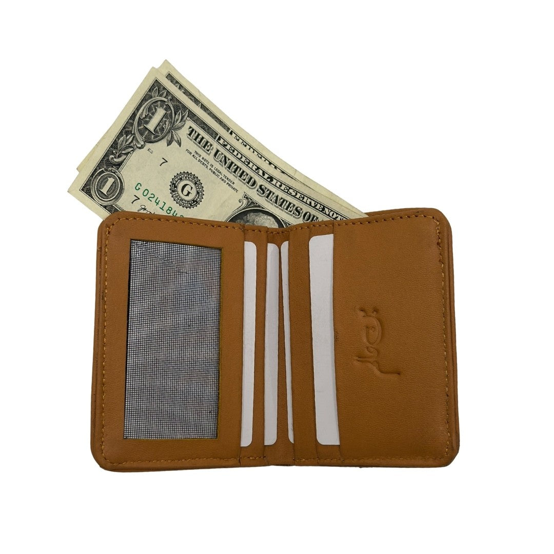 MINI HAIR_ON LEATHER MEN WALLET