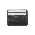 Black Croc Cardholder