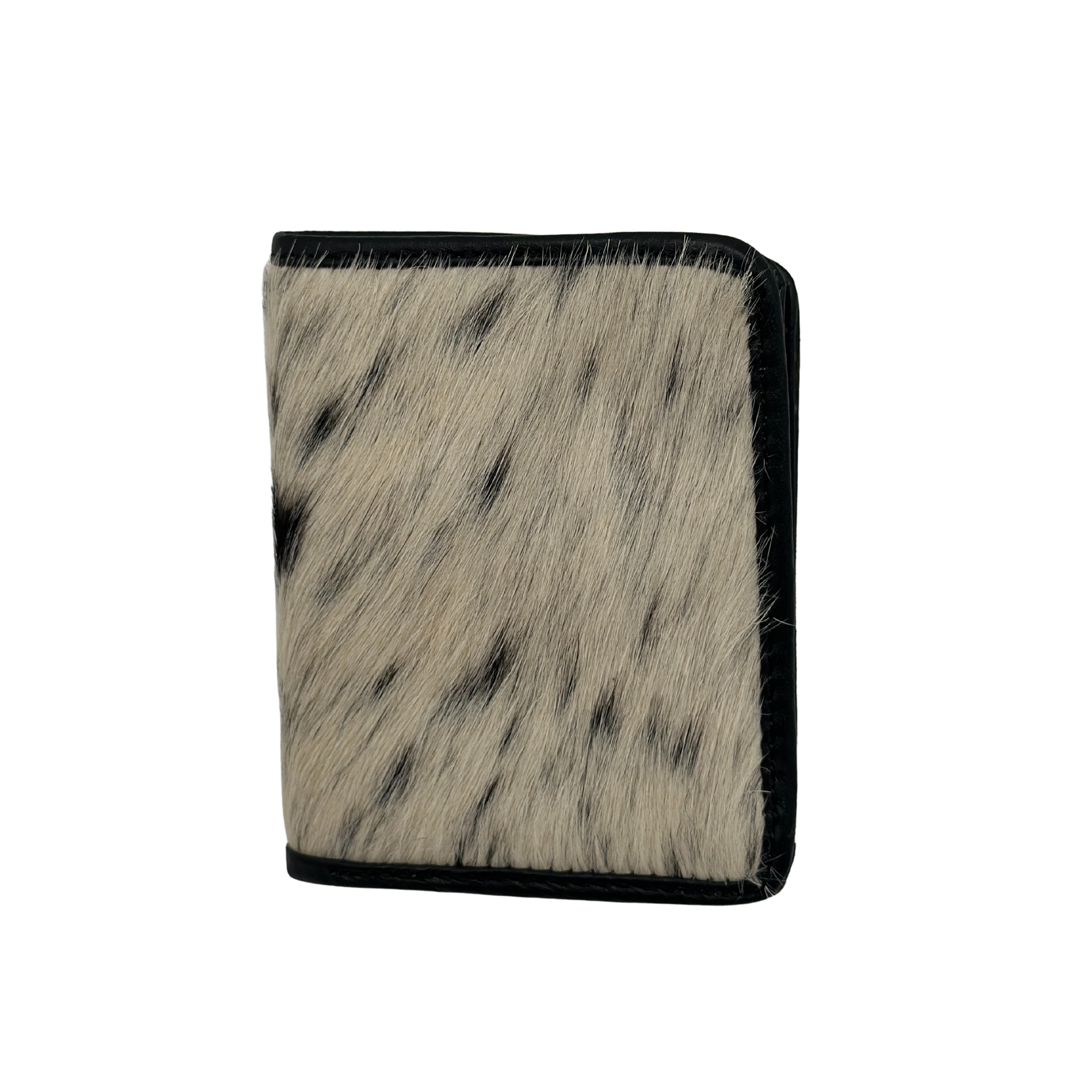 Black Hair-on Men's Wallet (Mini)