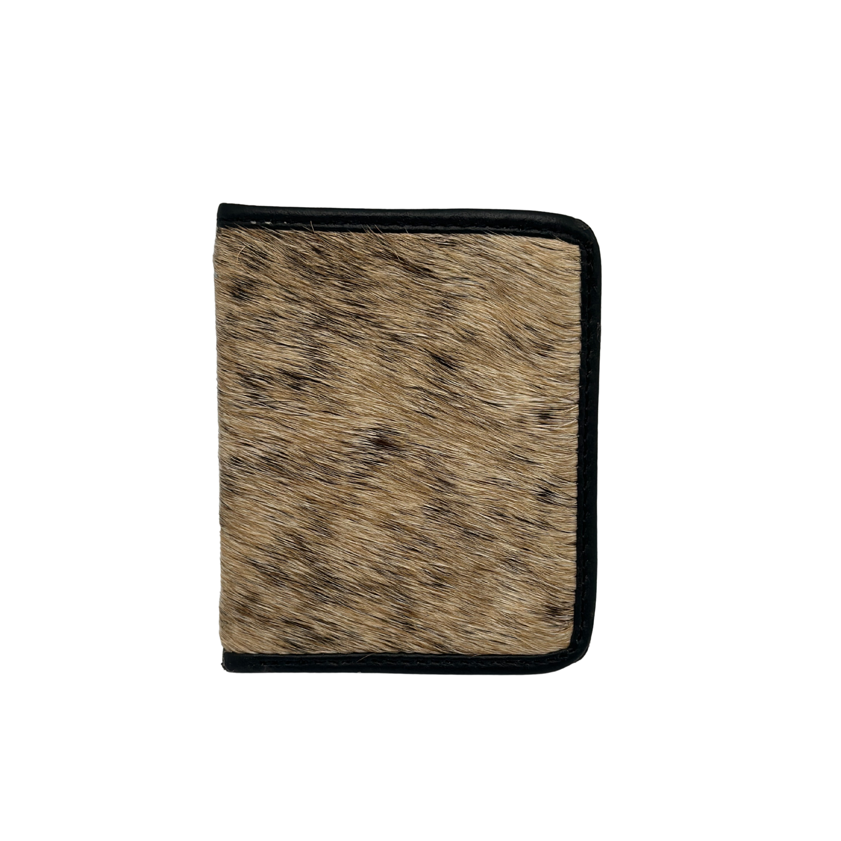 Black Hair-on Men's Wallet (Mini)