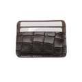 Brown Crocodile Cardholder