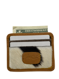 Brown Hair-on Cardholder