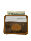 Brown Hair-on Cardholder