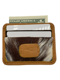 Brown Hair-on Cardholder