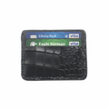 Black crocodile cardholder