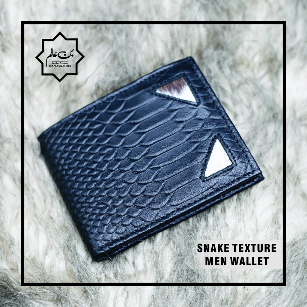 SNAKE TEXTURE MEN WALLET