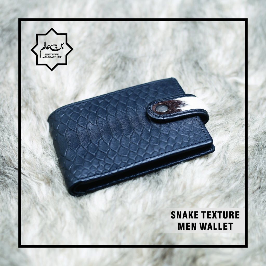 SNAKE TEXTURE MEN WALLET