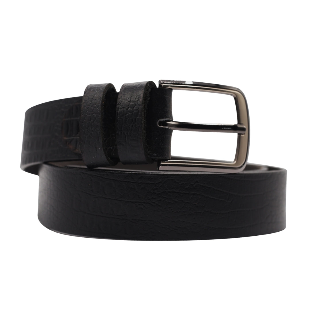 SNAKE TEXTURE MEN BELT