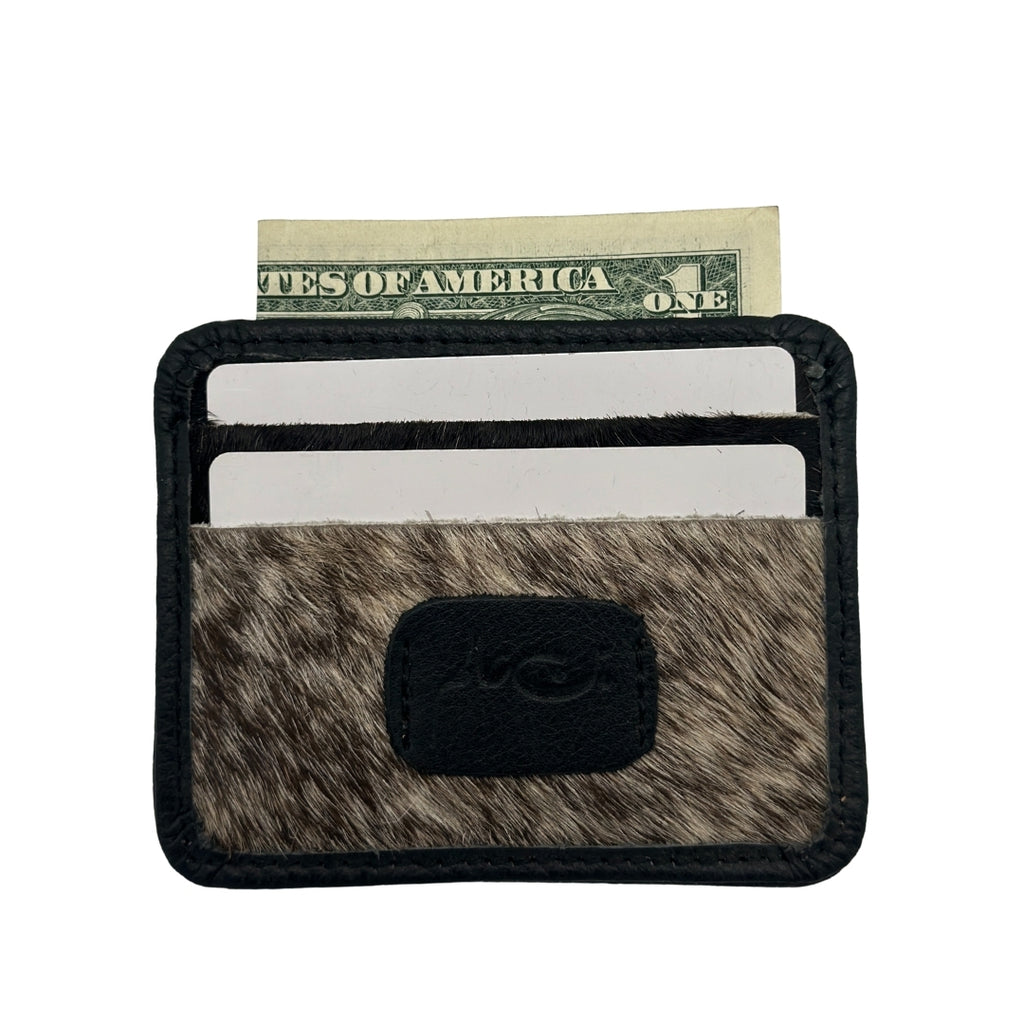 HAIR_ON LEATHER CARD HOLDER