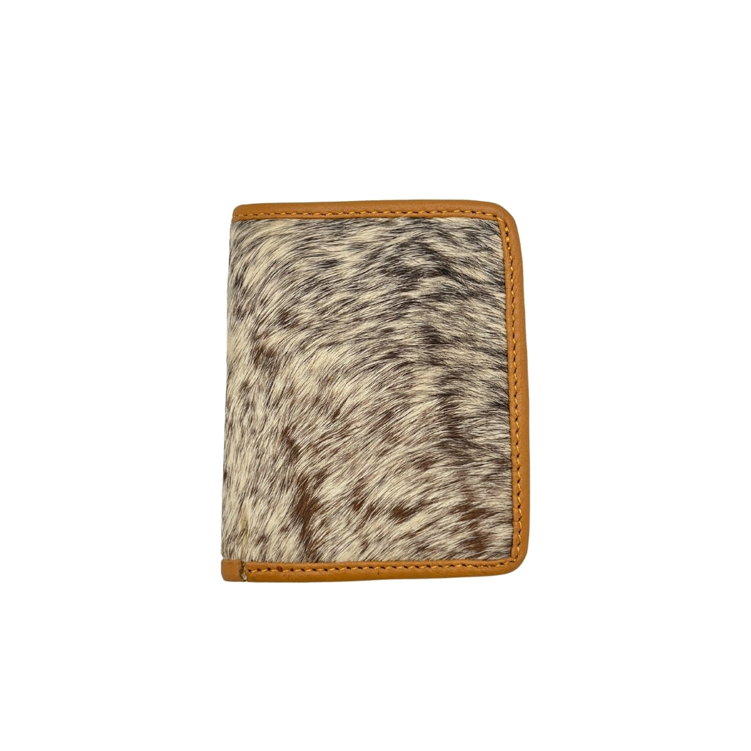 MINI HAIR_ON LEATHER MEN WALLET