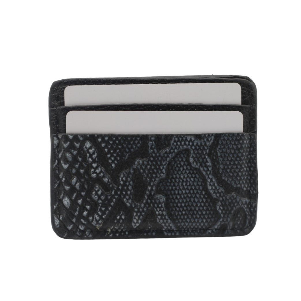 SNAKE TEXTURE MINI CARD HOLDER