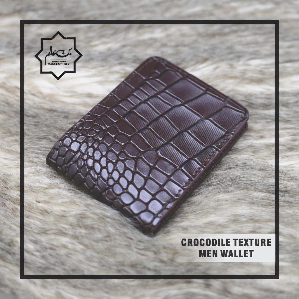 CROCODILE TEXTURE MEN WALLET