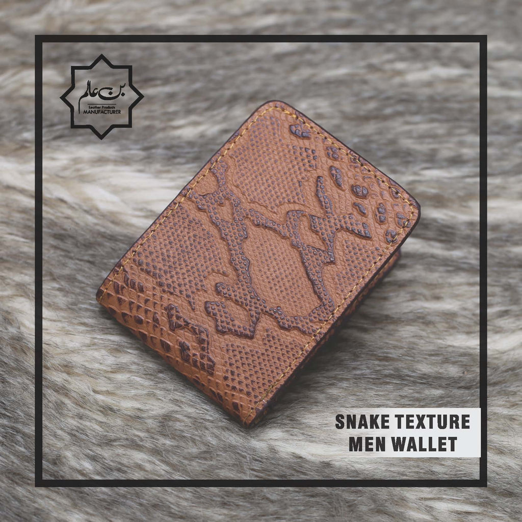 SNAKE TEXTURE MEN WALLET