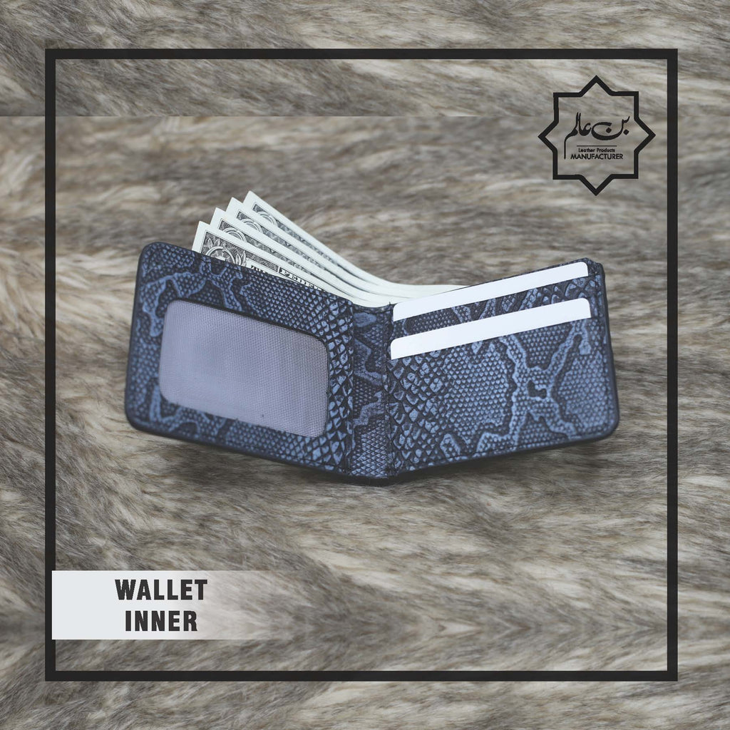 SNAKE TEXTURE MEN WALLET