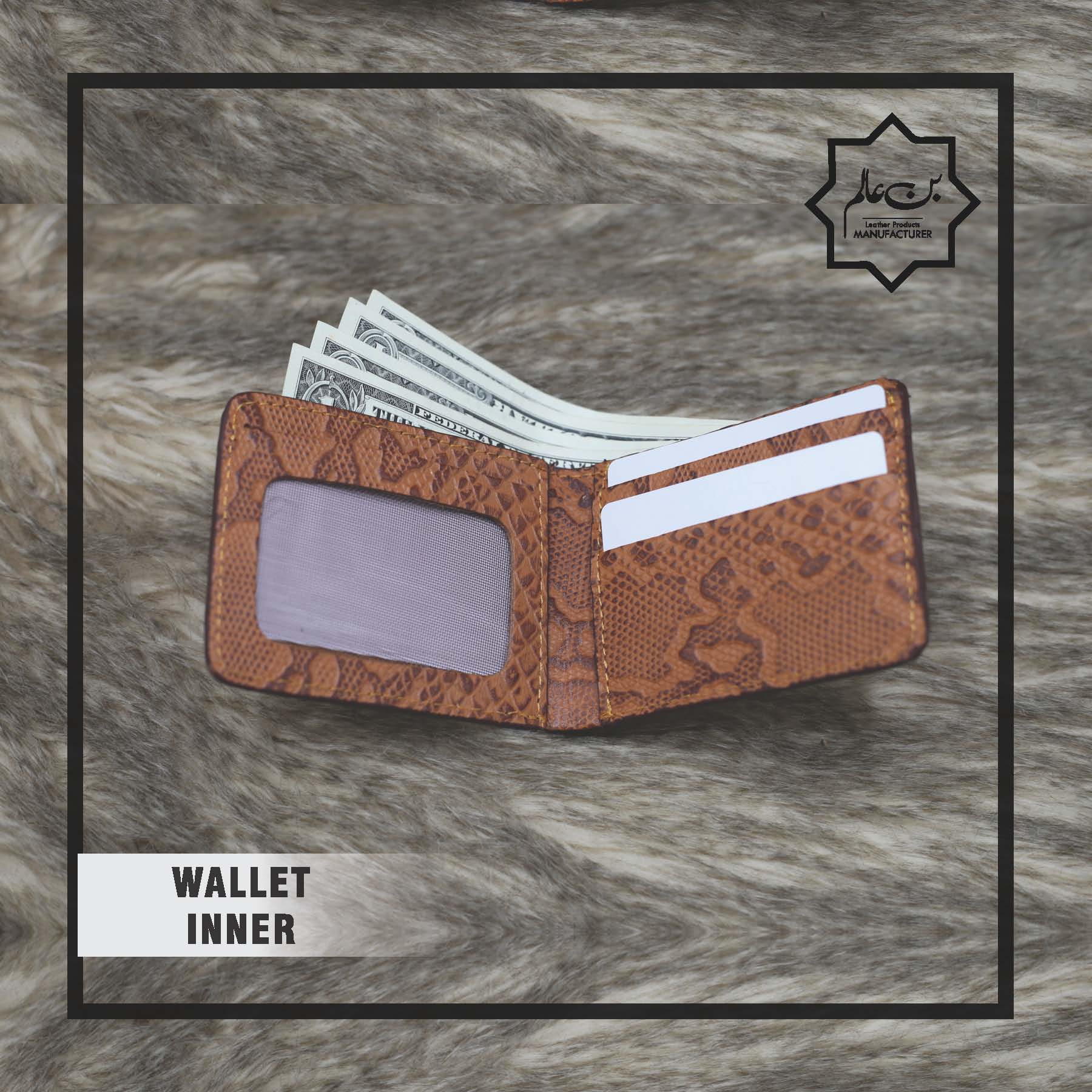 SNAKE TEXTURE MEN WALLET