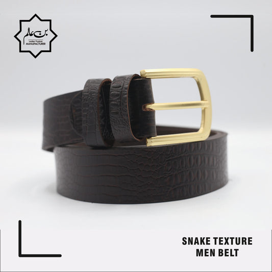 Snake Texture Men's Belt