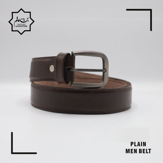 Border Bronze Plain Men's Belt