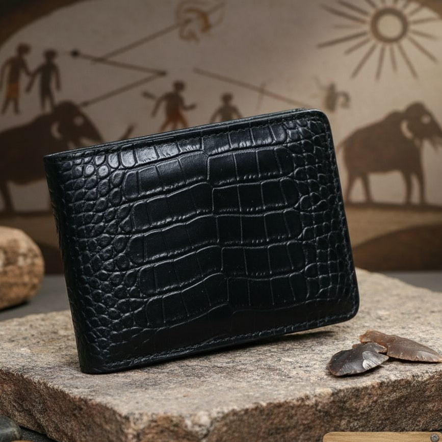 CROCODILE TEXTURE MEN WALLET