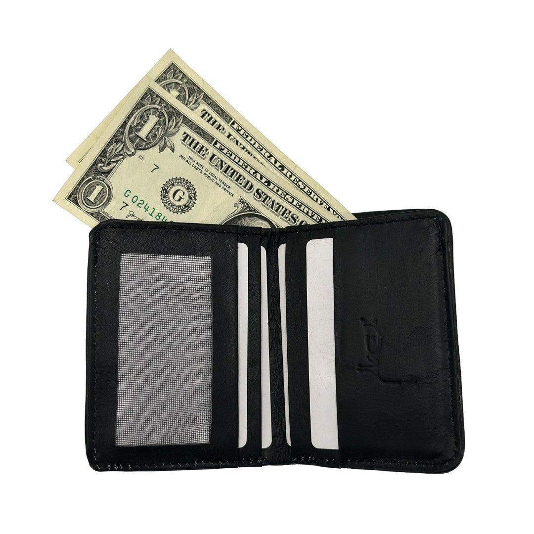 MINI HAIR_ON COW LEATHER MEN WALLET